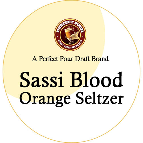 SASSI BLOOD ORANGE SELTZER 2.5 GAL BIB