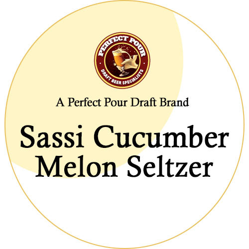 SASSI CUCCUMBER MELON SELTZER 2.5 GAL BIB