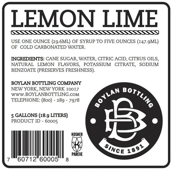 BOYLAN LEMONADE 5 GAL BIB